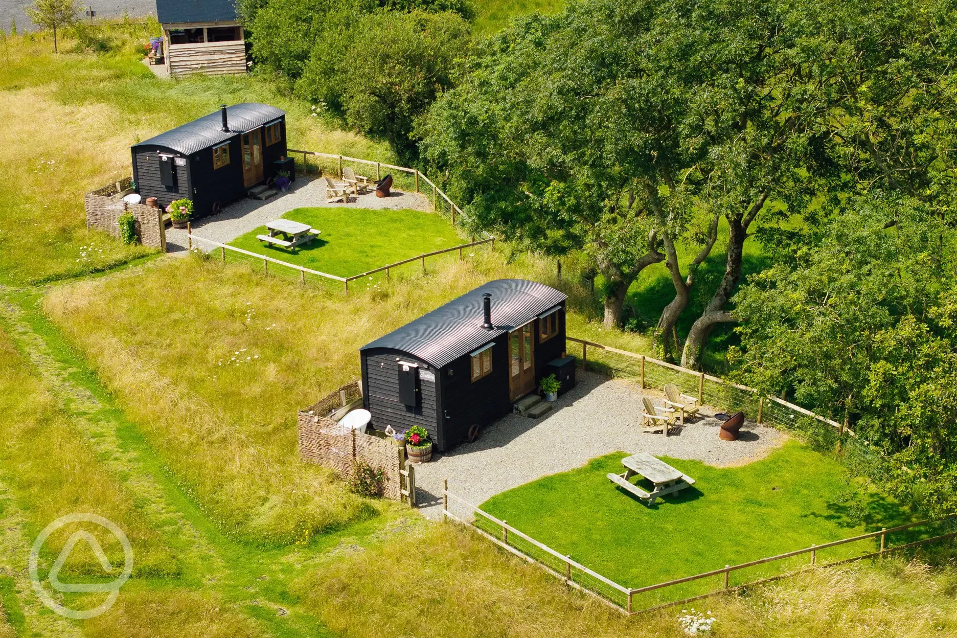 Aerial of the site