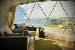 Geodome (Sunset Ridge) with a sofa/living area