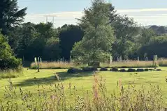 Electric grass pitch for up to 15 guests (Bramble Brook)