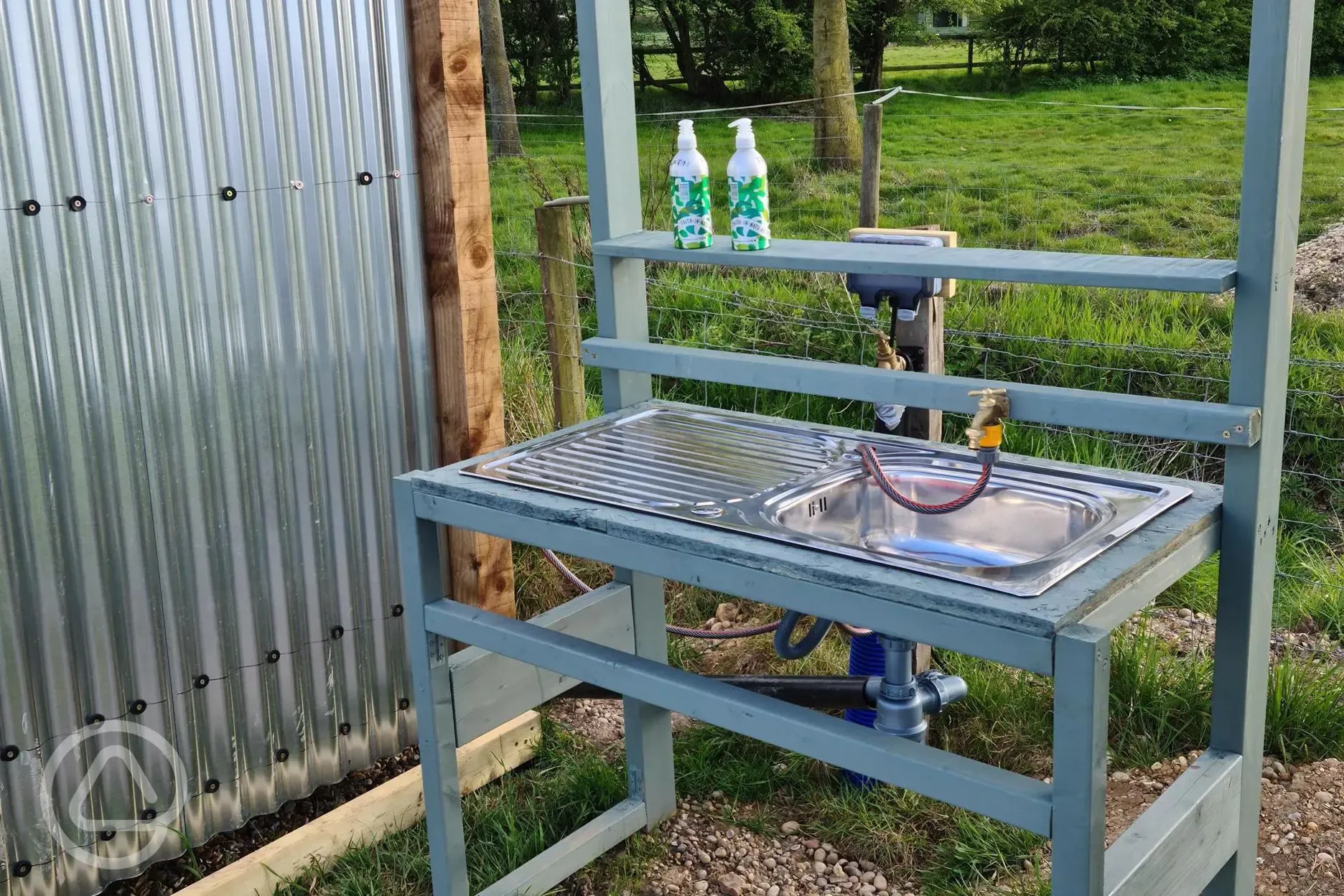 Washing up area