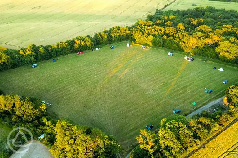 Aerial of the site