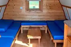 Camping pod interior