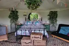 Hereford yurt interior