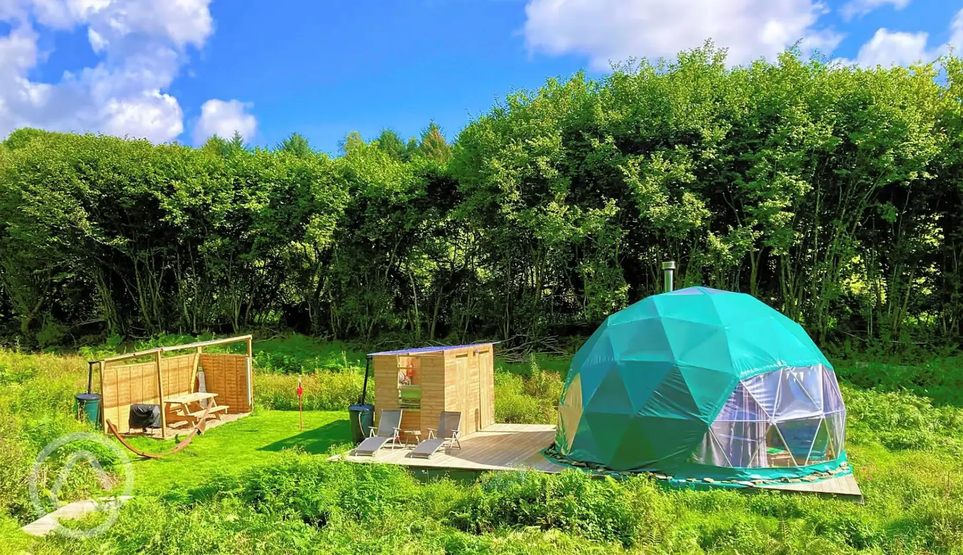 Glamping dome