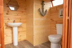 Safari tent bathroom