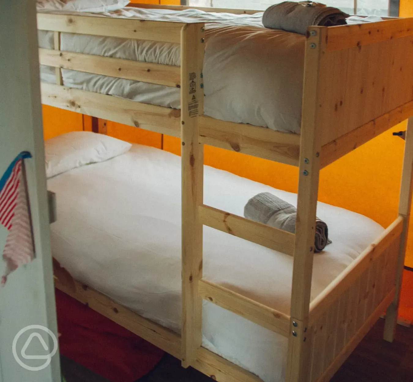 Safari tent bunk beds