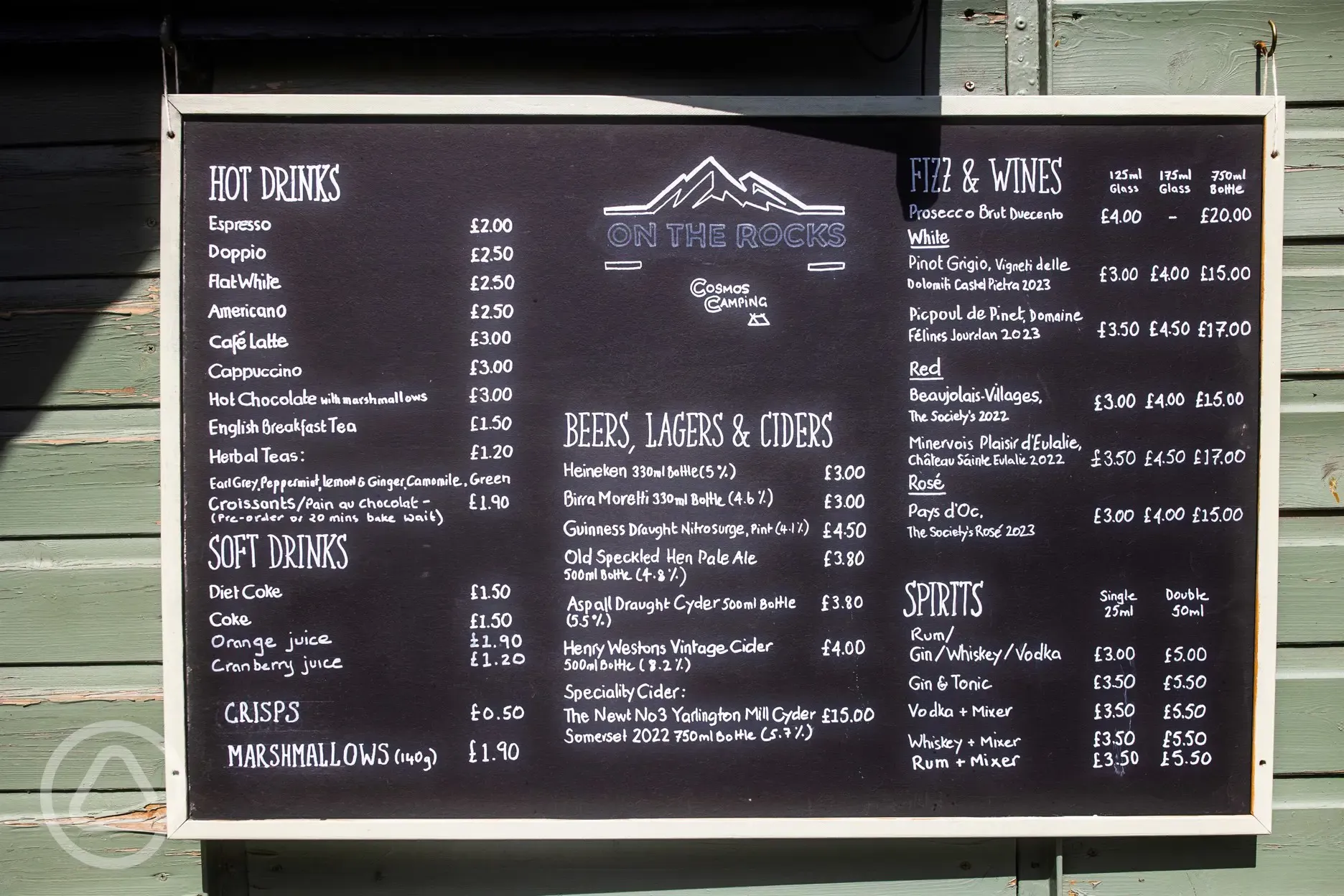 Menu available at The Firepit Café and Bar Menu available at The Firepit Café and Bar