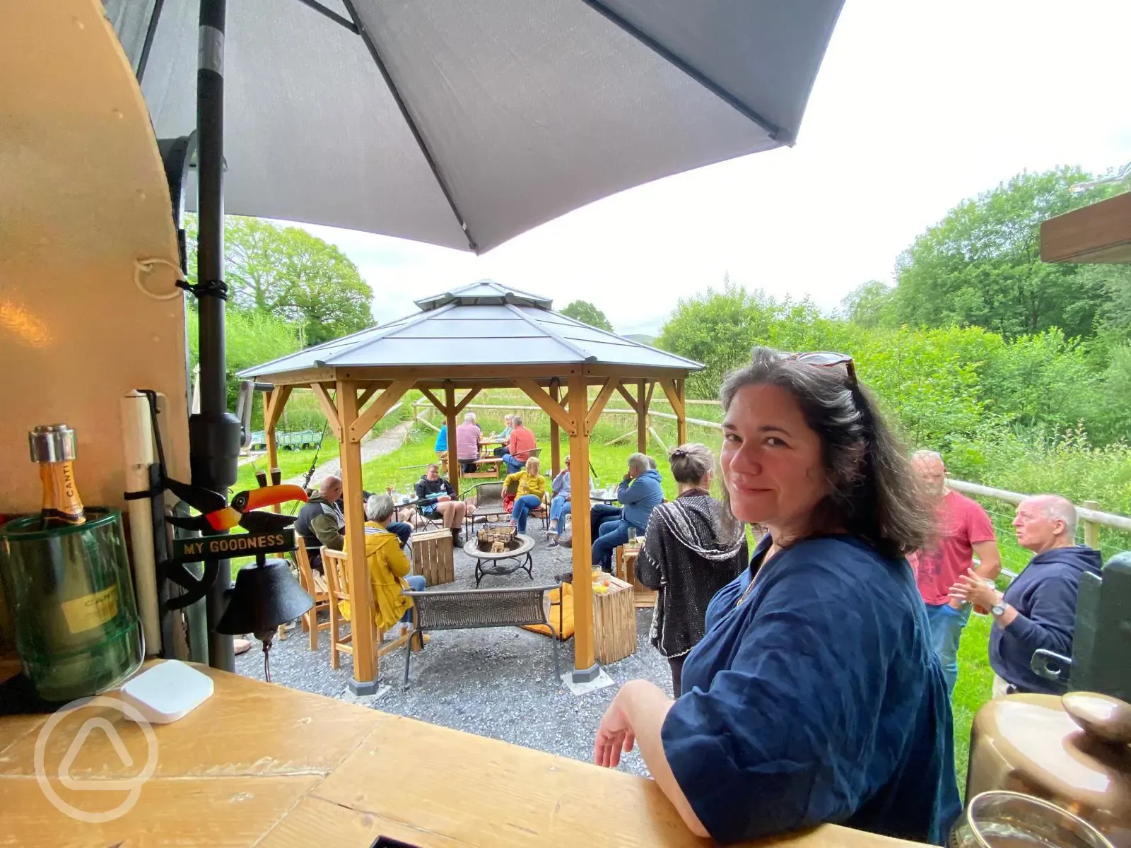 The Firepit Café and Bar with seating area The Firepit Café and Bar with seating area