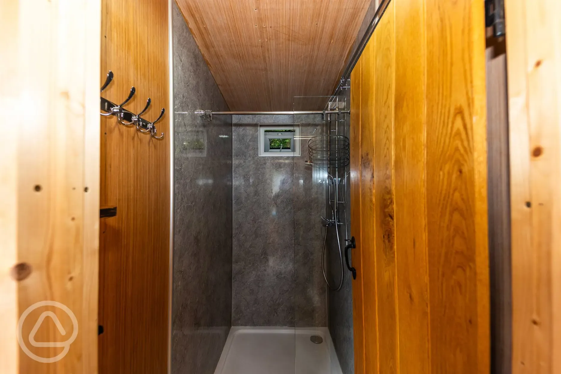 Showers with hooks Showers with hooks