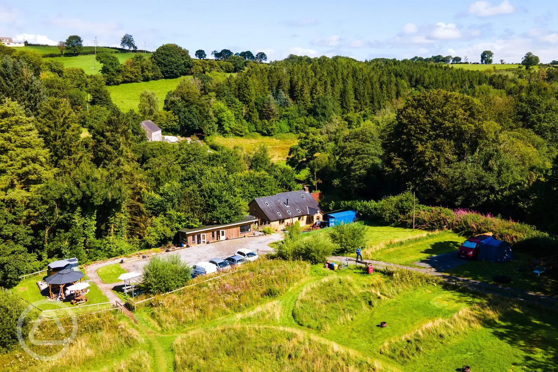 Car park close to the pitches Car park close to the pitches