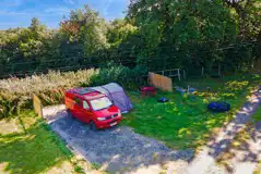 Non electric grass campervan pitches, maximum length 7m Non electric grass campervan pitches, maximum length 7m