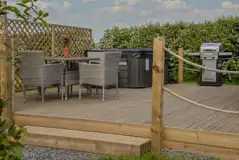 Glencroft pod - patio and private hot tub