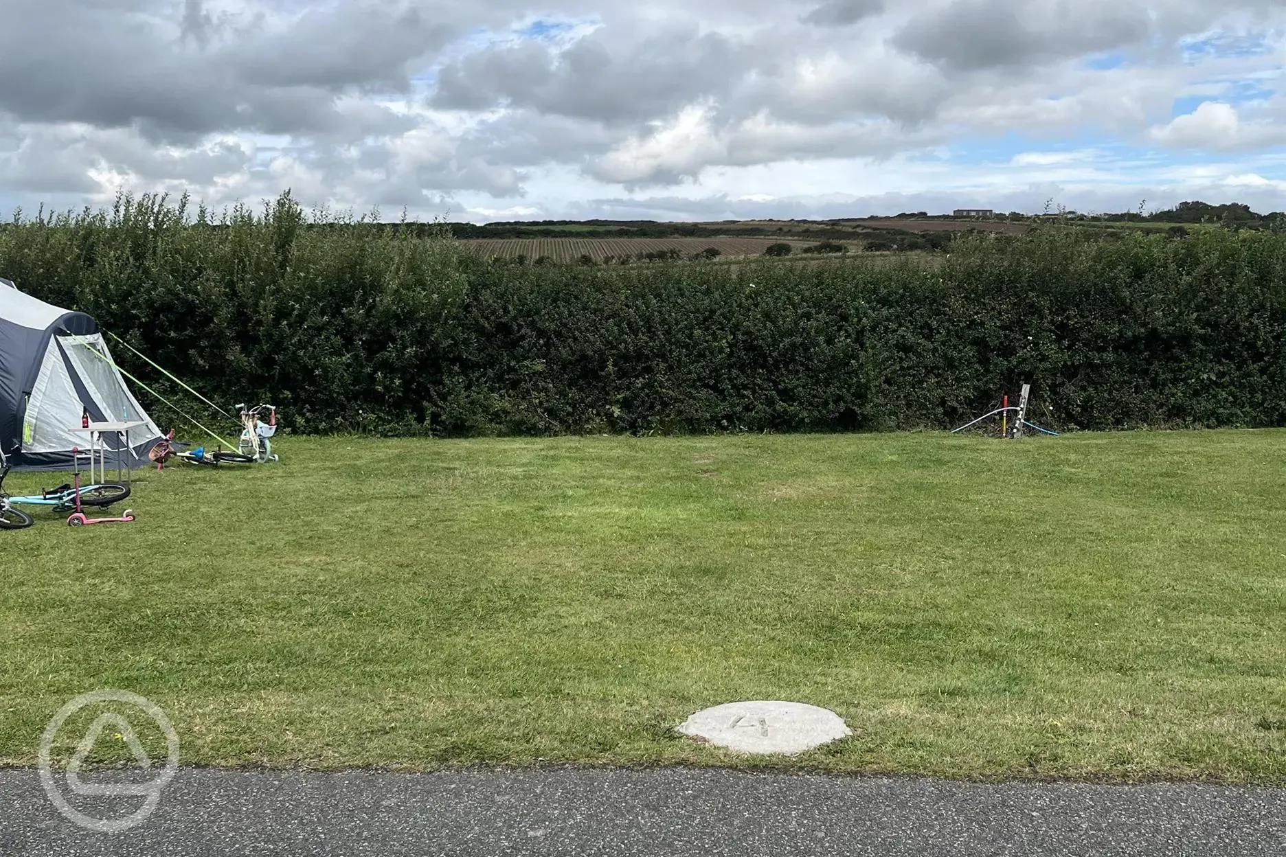 Non electric grass pitch number four