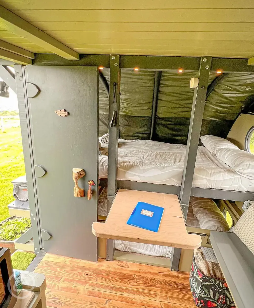 Large landpod interior