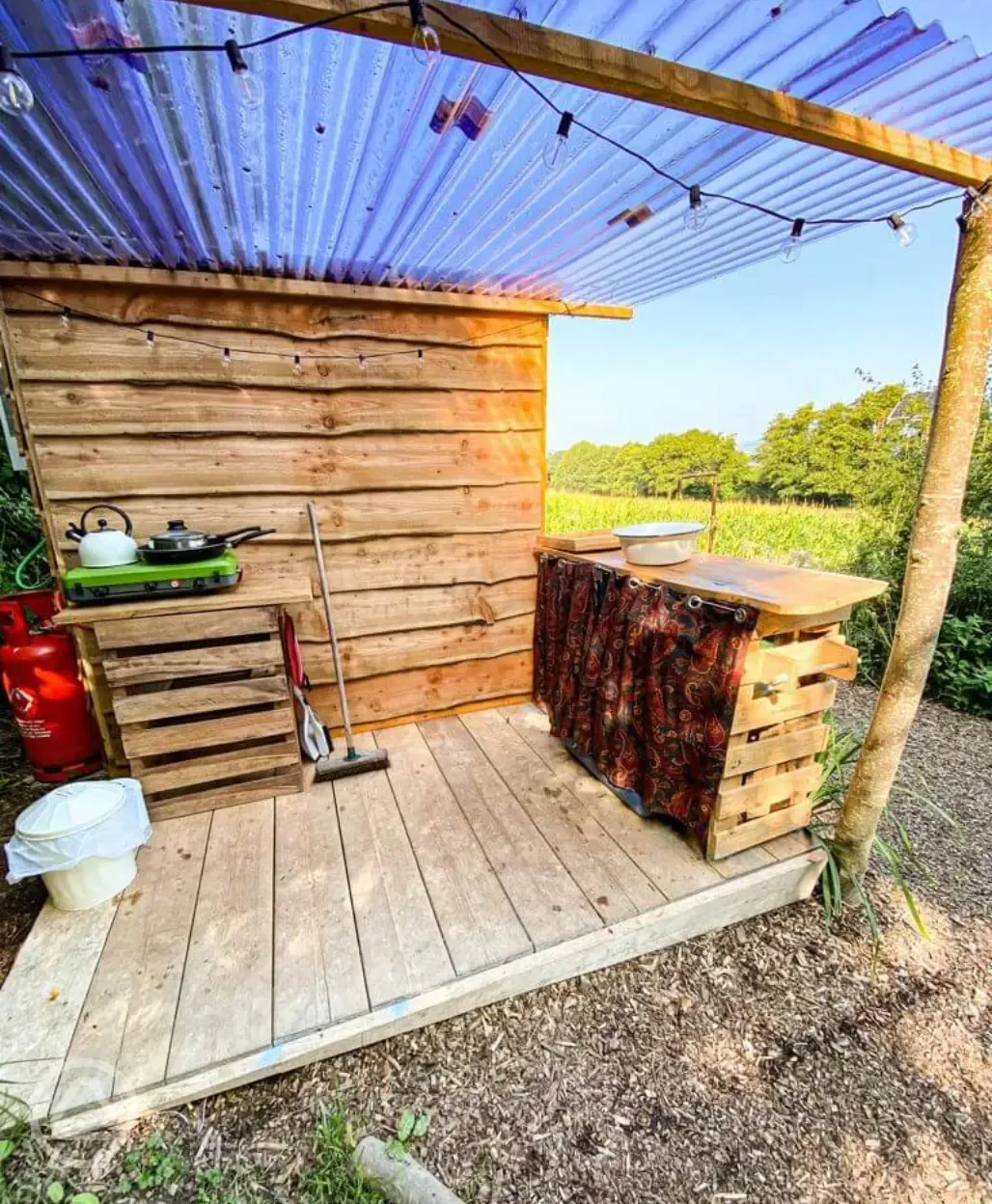 Small landpod kitchen