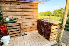 Small landpod kitchen