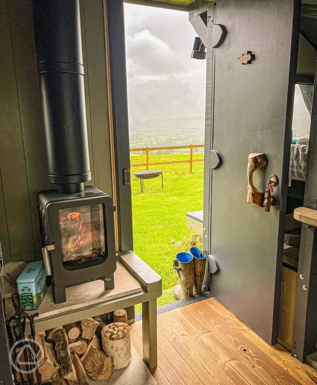 Large landpod interior