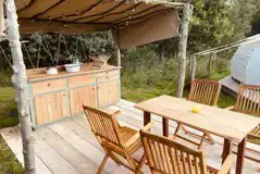 Churchay lotus belle tent kitchen