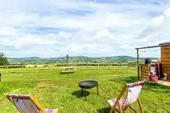 View from large landpod