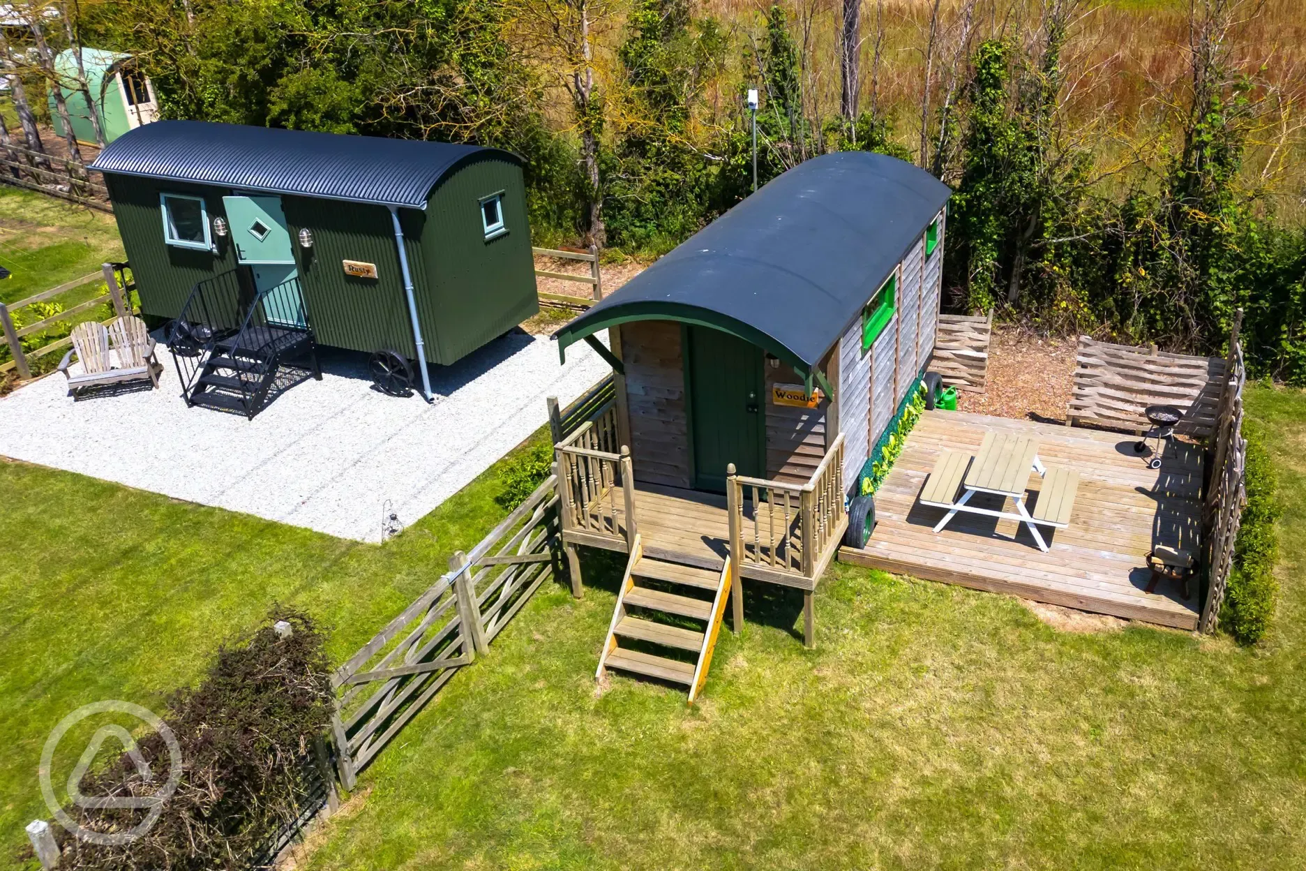 Woodie shepherd's hut