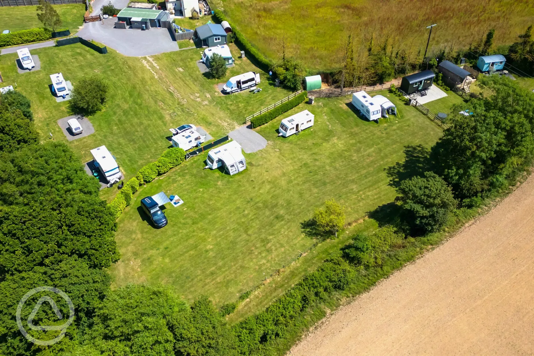 Aerial of the site