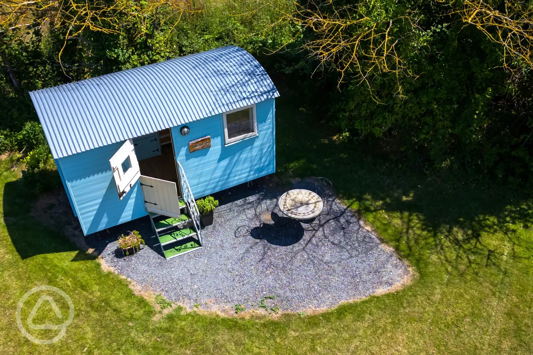 Delilah shepherd's hut