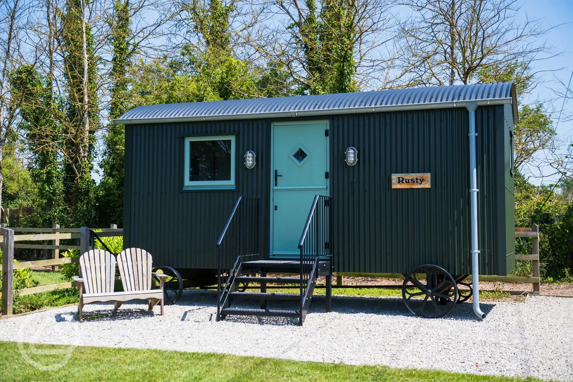 Rusty shepherd's hut