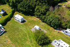 Electric hardstanding touring pitches measuring 5m x 10m