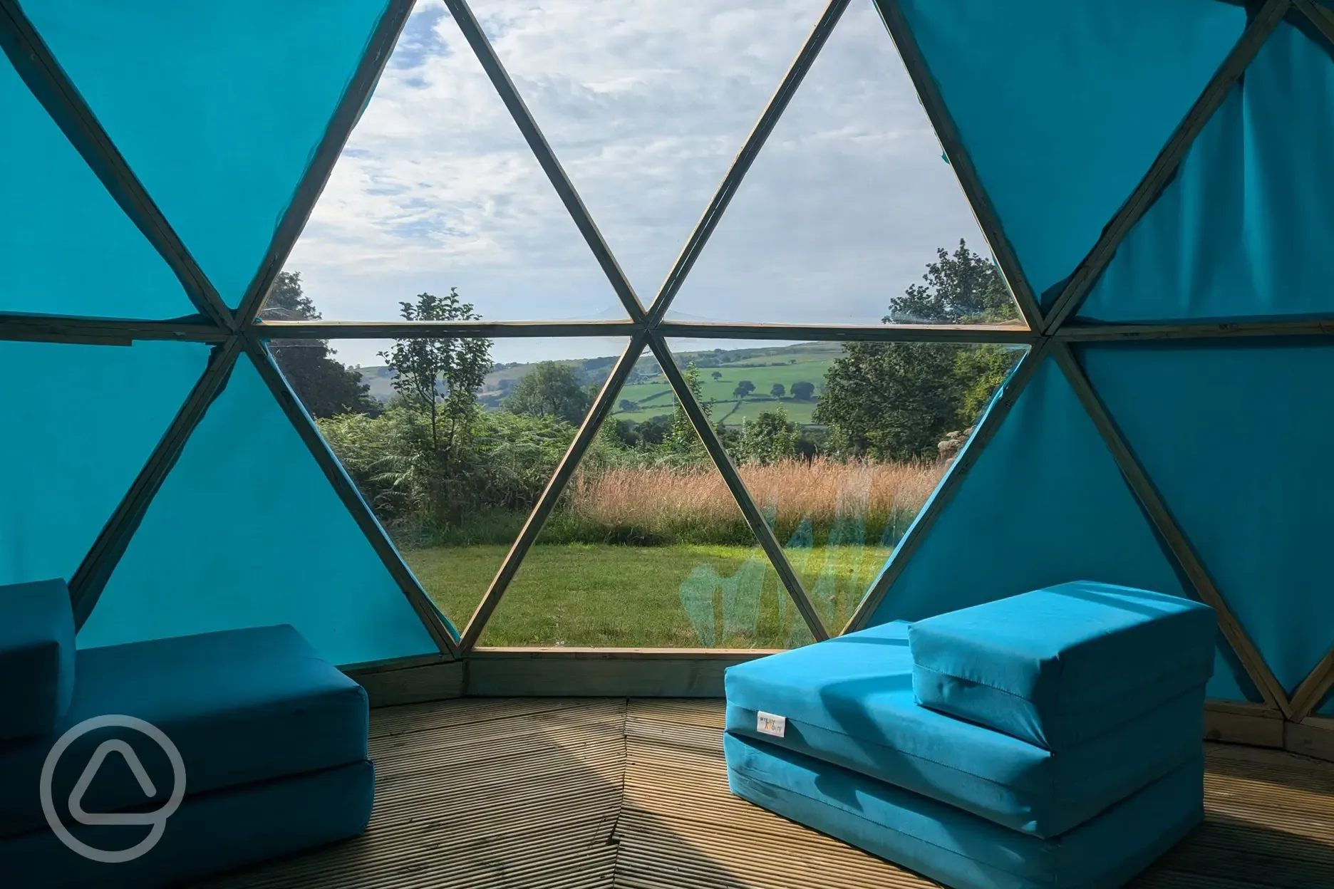 Geodome window