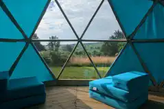 Geodome window