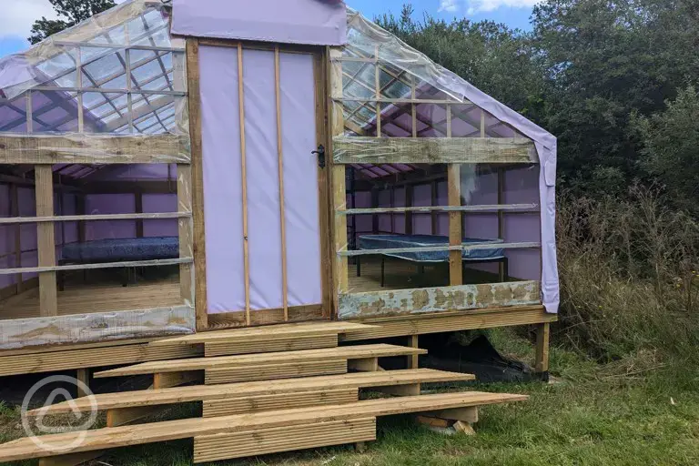 Safari ready tent
