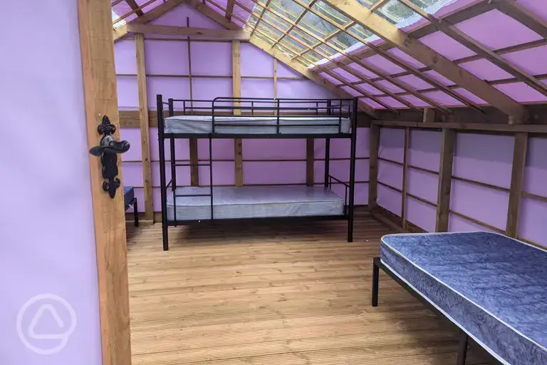 Safari ready tent interior