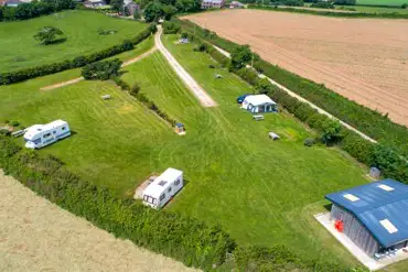 Aerial of the pitches