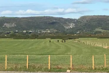 Non electric grass tent pitches