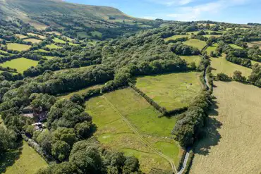 Aerial of the campsite