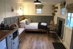 Roseberry shepherd's hut interior