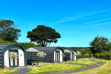 Cuddfan, Bryn Hafod, and Awel ensuite glamping pods at Anglesey Holiday Pods