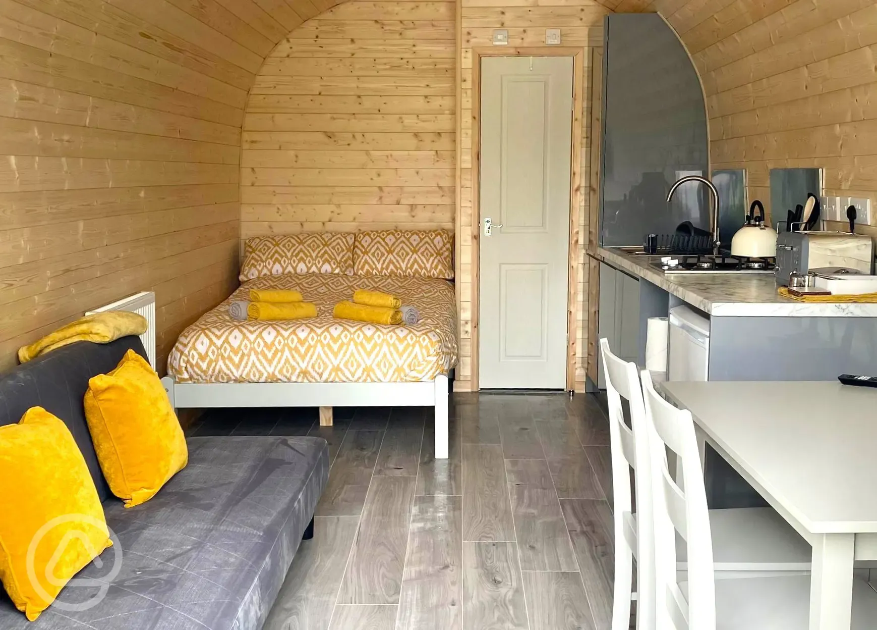 Bryn Hafod glamping pod interior