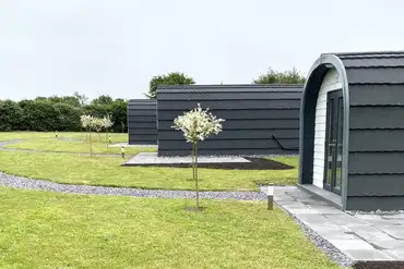 Overview of the three ensuite glamping pods at Anglesey Holiday Pods