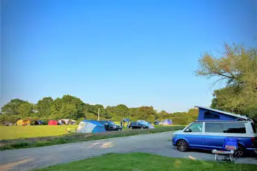 Non electric hardstanding and grass touring pitches