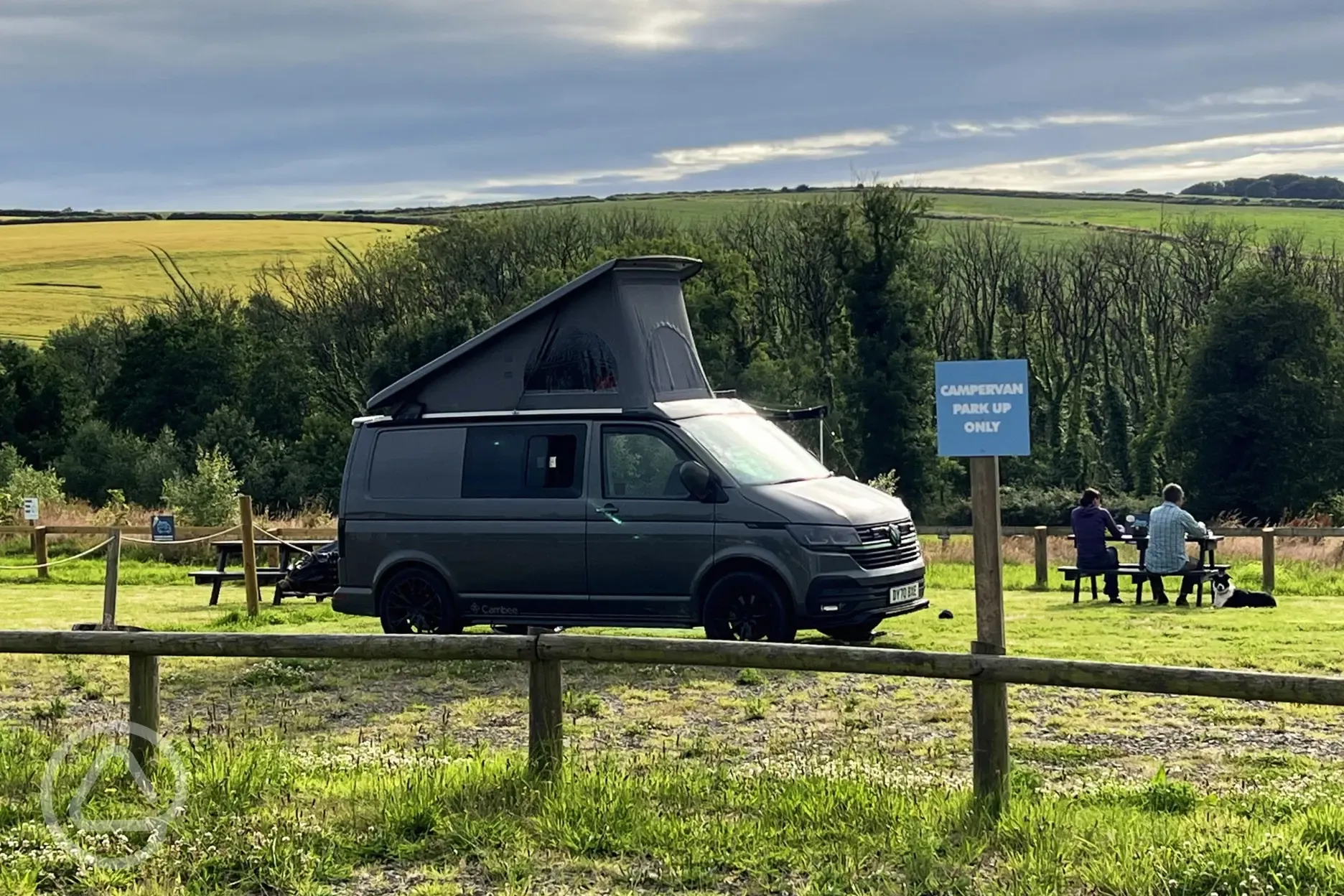 Non electric hardstanding campervan pitches