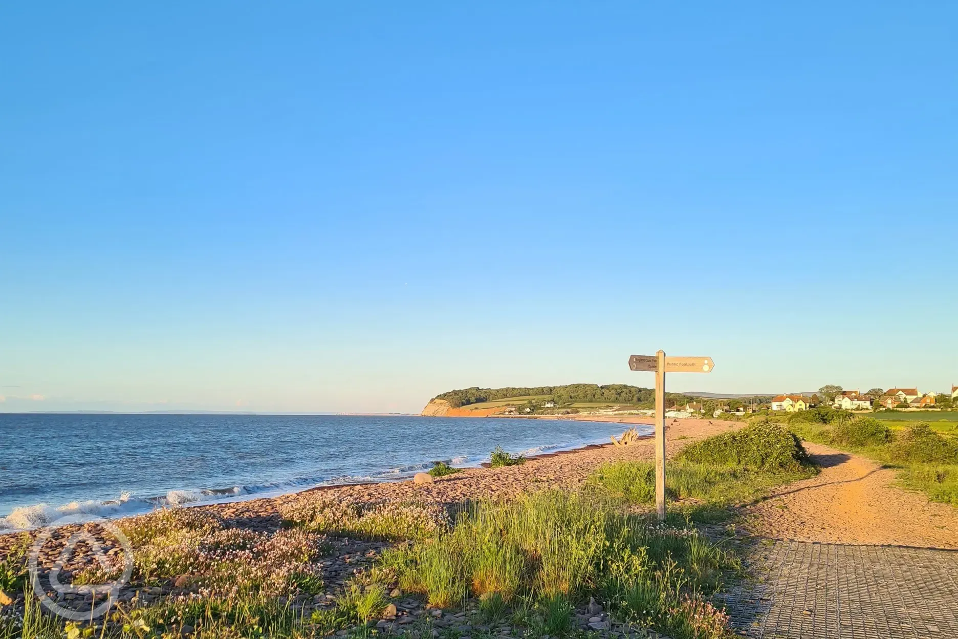 Nearby beach 