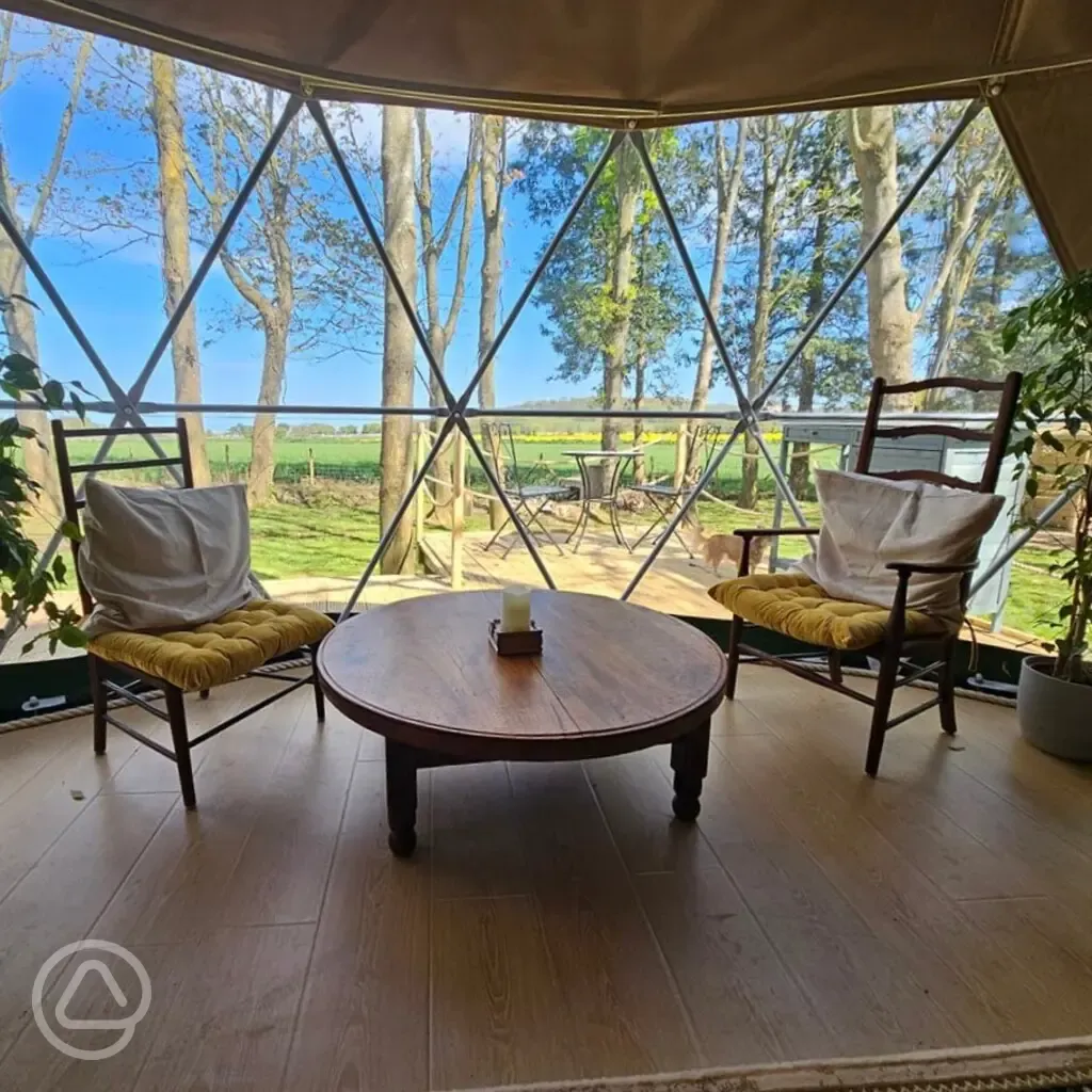 Geodome interior