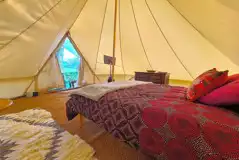 Bell tent interior