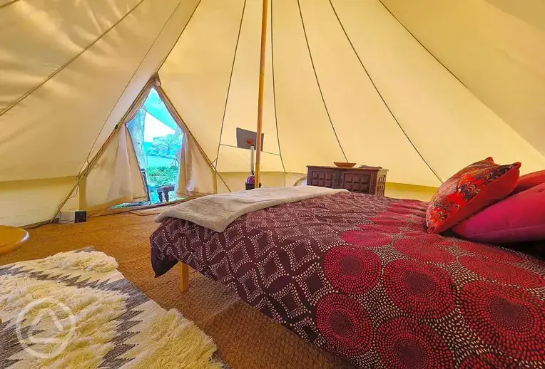 Bell tent interior