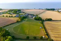 Aerial of Marshwood with views to Blue Anchor Beach