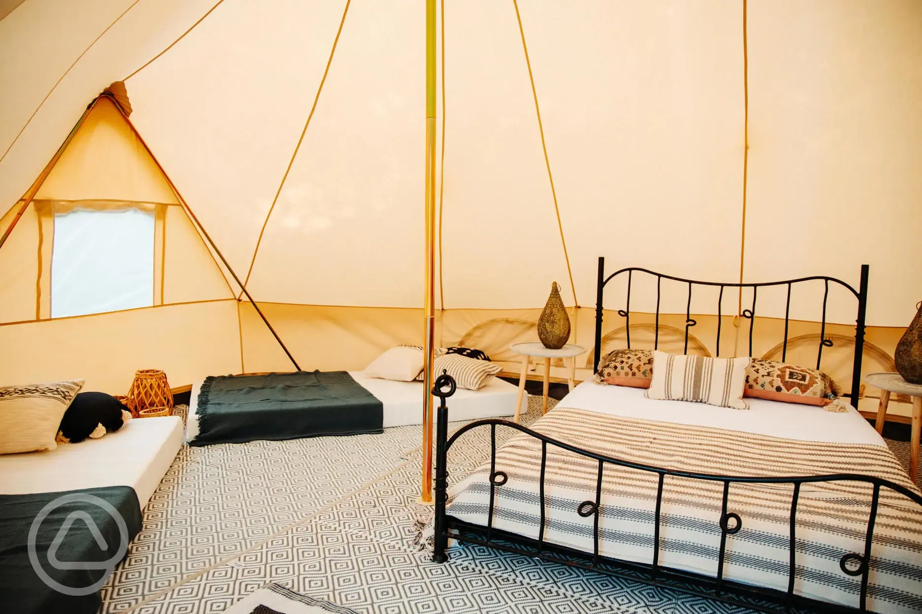 Emperor bell tent interior