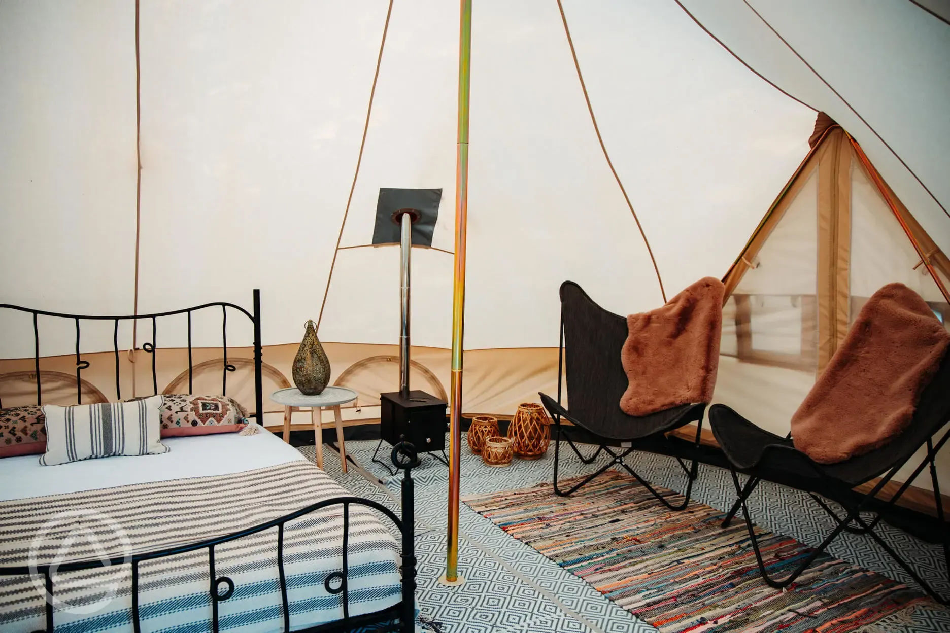 Emperor bell tent interior