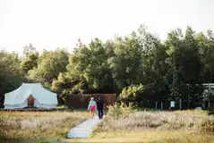 Path to Gwenllian Emperor bell tent