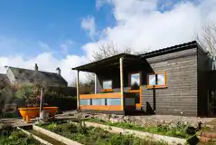 Caban Marta with a private garden and orange wood-fired hot tub Caban Marta with a private garden and orange wood-fired hot tub